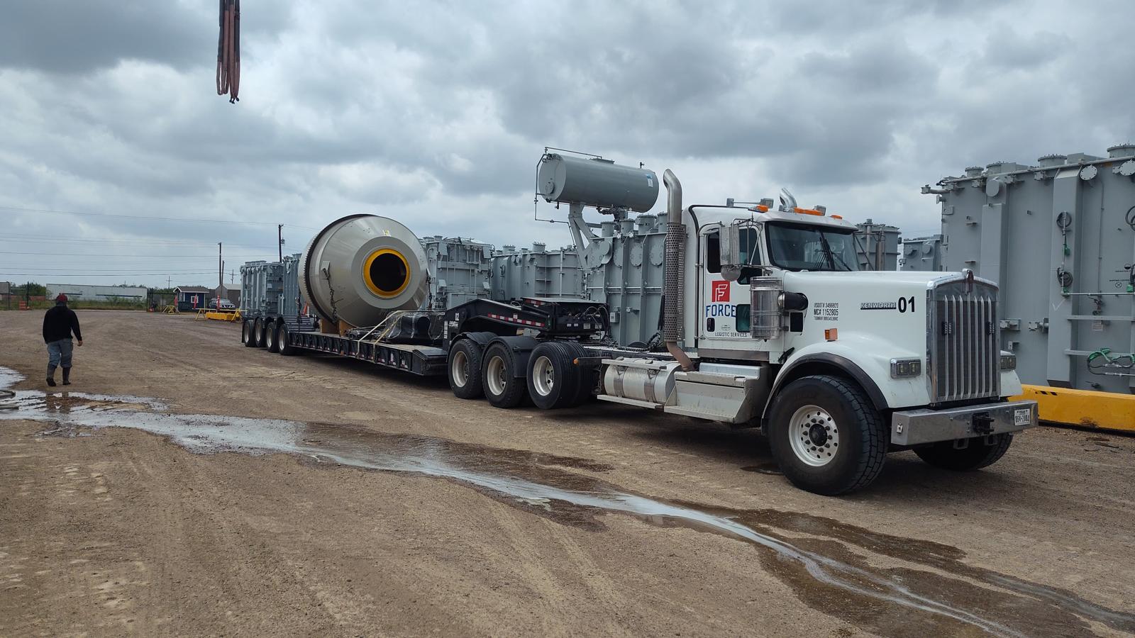 Industrial transformer transport